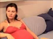 Молодая беременная девушка секс